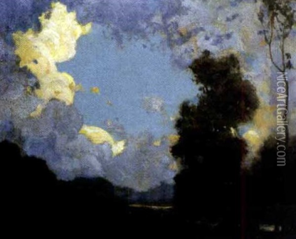 The Clearing Sky Oil Painting - George Agnew Reid