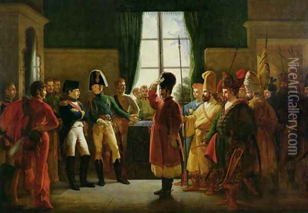 Alexander I Oil Painting - Pierre-Nolasque Bergeret