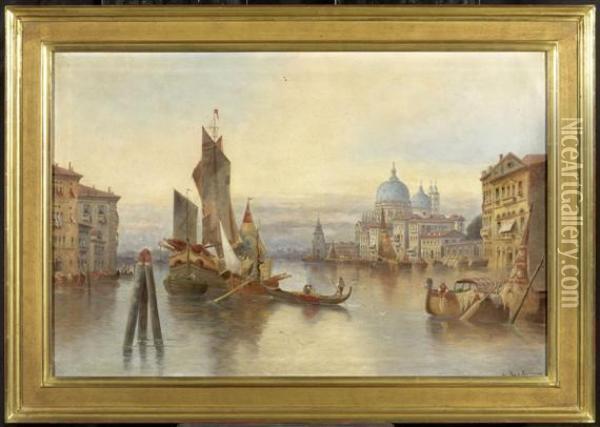 View Of Venice Oil Painting - Karl Kaufmann