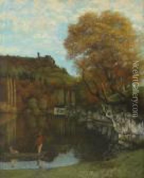 Le Miroir De Scey-en-varais Oil Painting - Gustave Courbet