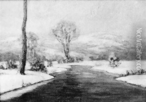 Snowy River Oil Painting - Walter Koeniger