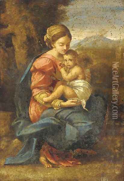 The Madonna and Child Oil Painting - Annibale Carracci
