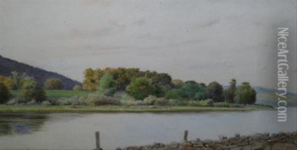 Lakeland Landscape Oil Painting - Louis Neville