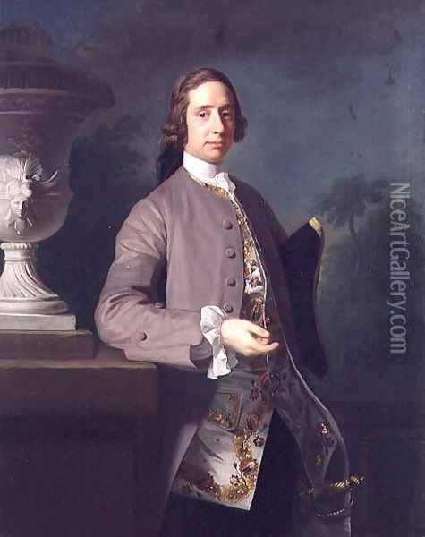 George Bristow, 1750 Oil Painting - Allan Ramsay