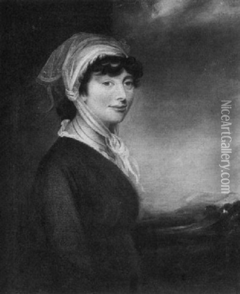 Portrait Of H.r.h. Princess Augusta (1768-1840) Oil Painting - Sir William Beechey