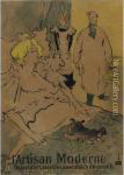 L'artisan Moderne (d. 350; A. 70; W. P24; Adr. 59) Oil Painting - Henri De Toulouse-Lautrec