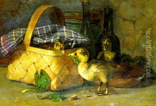 Aellinger Pa Opdagelse Oil Painting - Herman Friedrich Funch