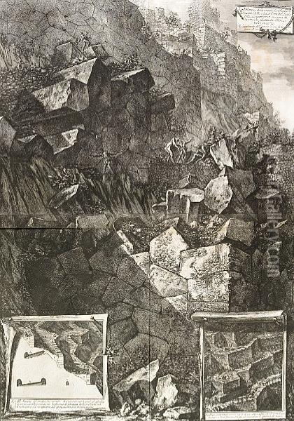 Antichita Di Cora, Descritte Ed Incise Da Giambattista Piranesi Oil Painting - Giovanni Battista Piranesi