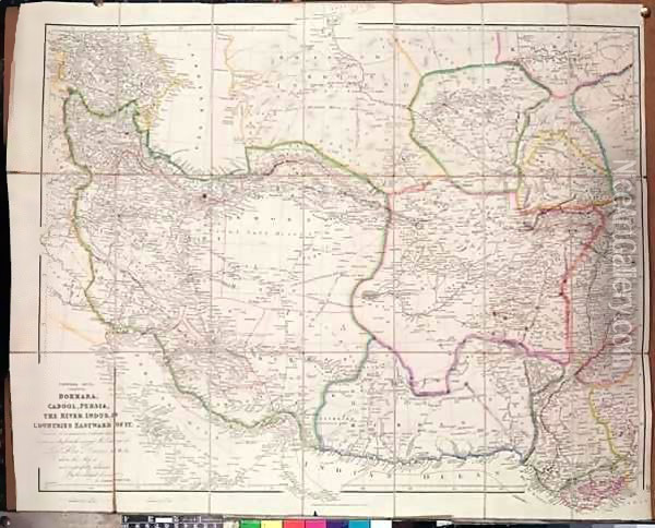 Map of Central Asia Oil Painting - John Arrowsmith
