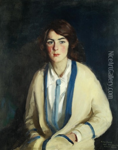 Portrait Of Miss Mildred Sheridan Oil Painting - Robert Henri