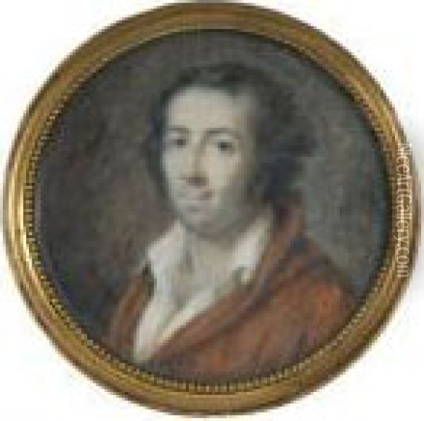 Portrait D'homme Oil Painting - Jean-Baptiste Sambat