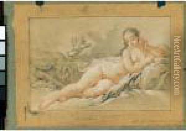 Le Repos De Venus Oil Painting - Francois Boucher