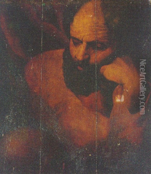 Saint Jerome Oil Painting - Ernst-Gotthilf Bosse
