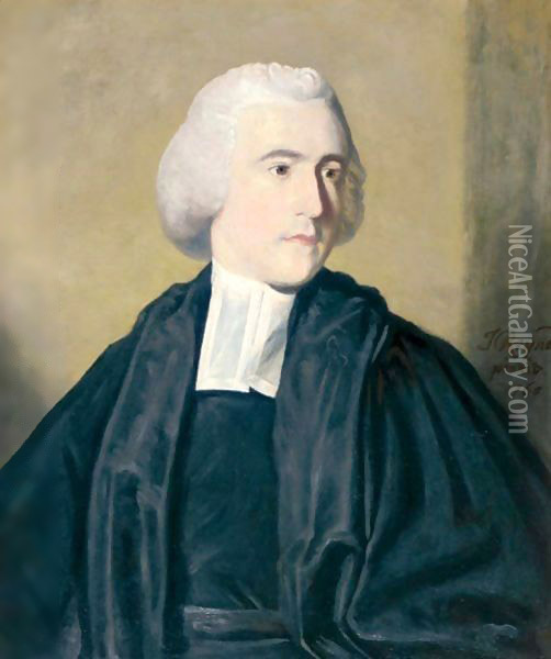 Portrait Of The Reverend William Digby (1733-1788) Oil Painting - Sir Joshua Reynolds