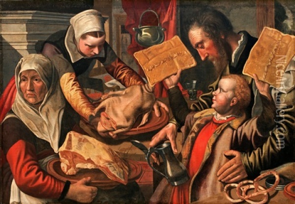 St. Nicolausfesten Oil Painting - Joachim Beuckelaer