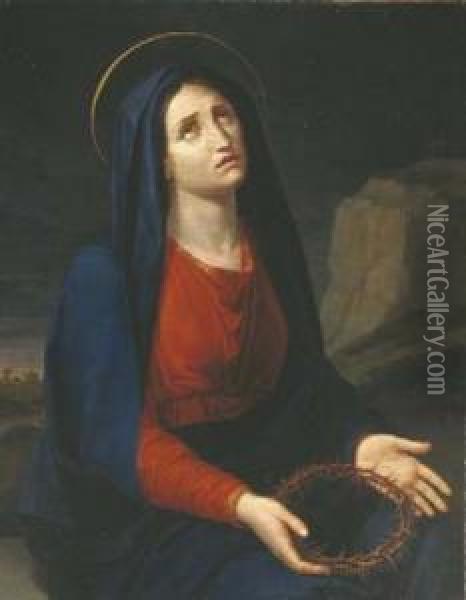 La Vergine Addolorata Oil Painting - Pietro Benvenuti