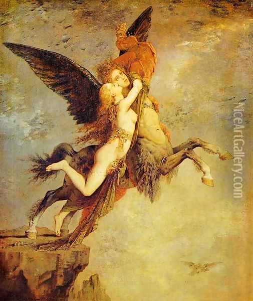 The Chimera I Oil Painting - Gustave Moreau