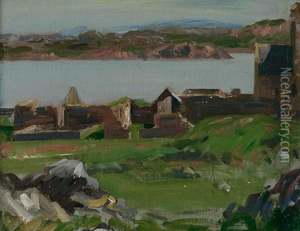 Iona, The Nunnery Oil Painting - Francis Campbell Boileau Cadell