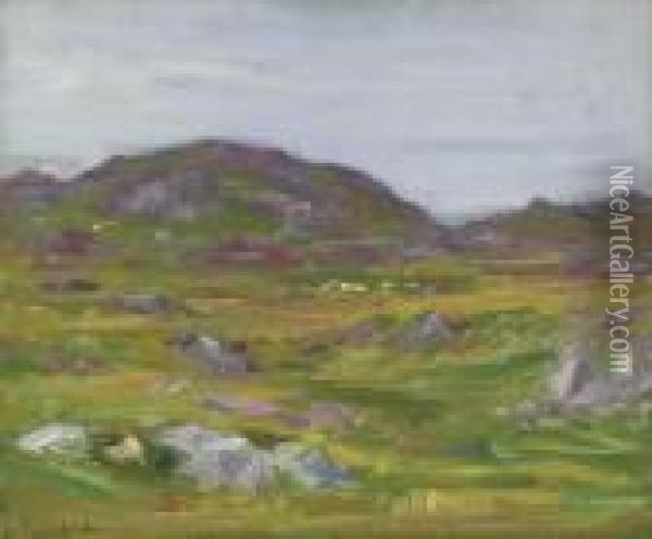 The Uplands Of Iona Oil Painting - Francis Campbell Boileau Cadell