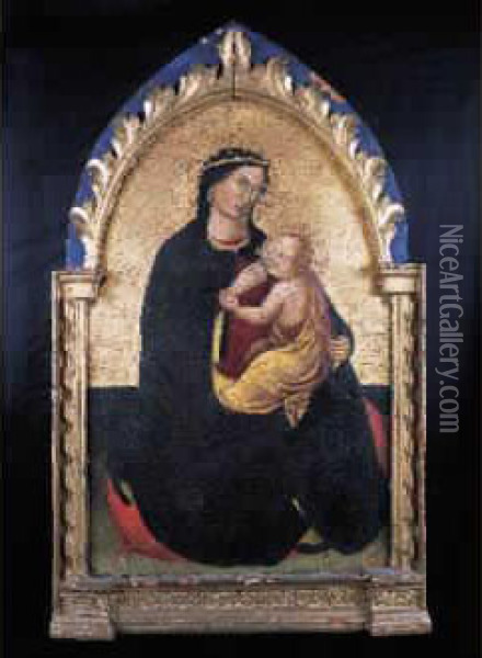 Vierge A L'enfant Oil Painting - Jacopo di Cione