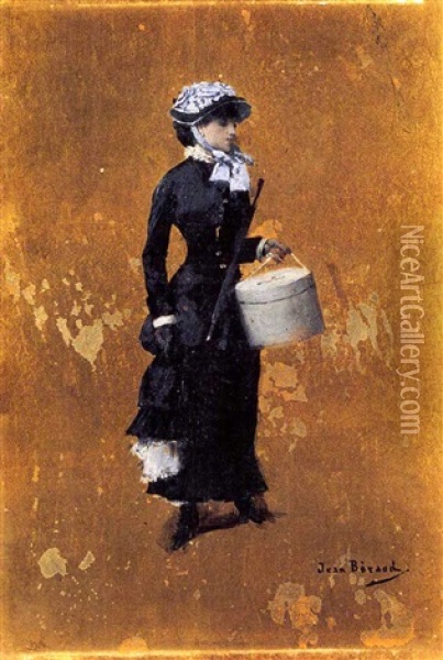 La Parisienne Oil Painting - Jean Beraud