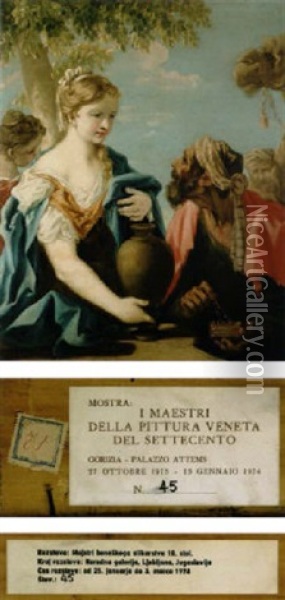 Rebecca Al Pozzo Oil Painting - Giovanni Antonio Pellegrini