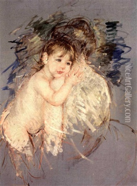Le Dos Nu (study) Oil Painting - Mary Cassatt