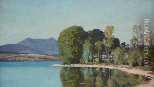 Loch Awe ... Ben Cruachan Oil Painting - George Houston