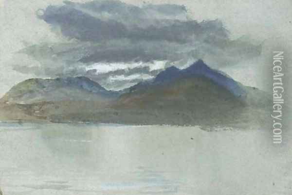 A lakeland landscape Oil Painting - John Ruskin