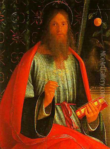 St John the Evangelist Oil Painting - Boccaccio Boccaccino