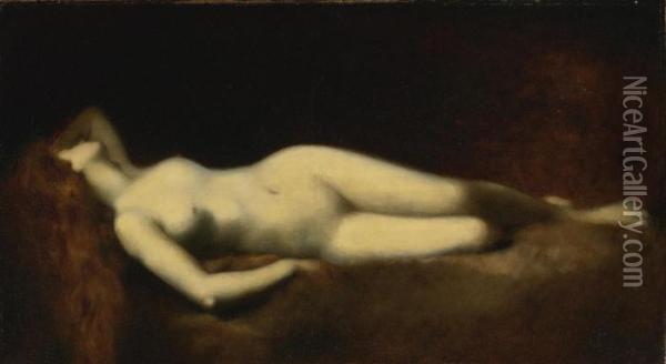 Dormeuse Oil Painting - Jean-Jacques Henner