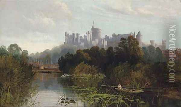 Windsor Castle Oil Painting - Edward H. Niemann