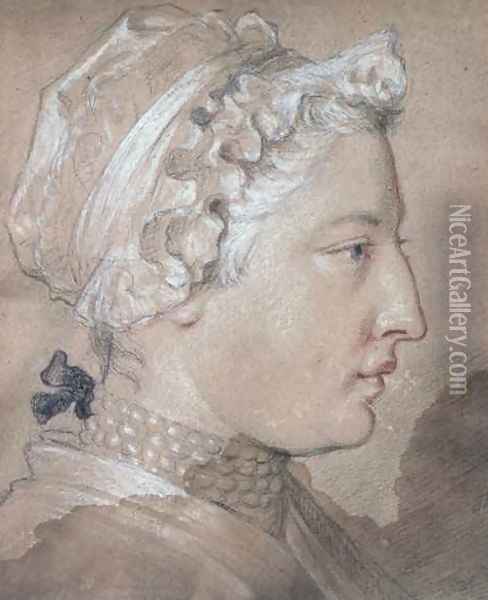 Mary Fitzwilliam Countess of Pembroke Oil Painting - William Hoare