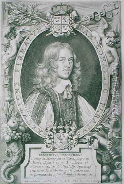 Bengt Gabrielsson Oxenstierna 1623-1702 Oil Painting - Anselmus van Hulle