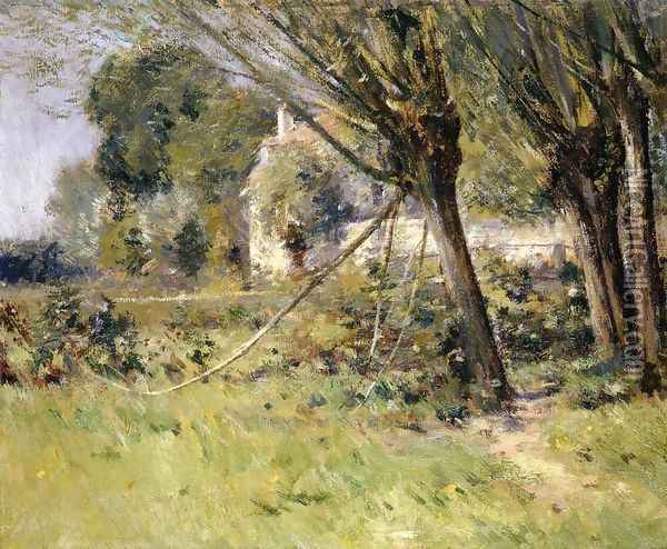 Willows Oil Painting - Theodore Robinson