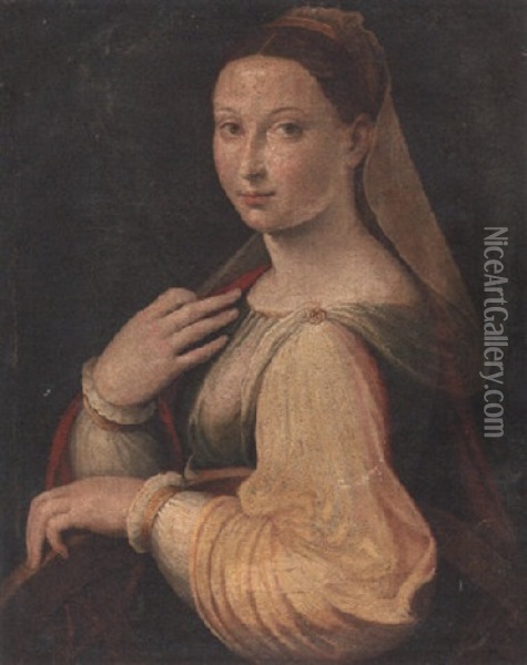Saint Catherine Oil Painting - Lavinia Fontana