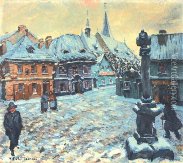Jedova Chyse Oil Painting - Emil Artur Longen-Pittermann