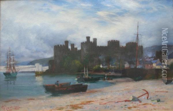 Conway Castel Oil Painting - Peter Ghent