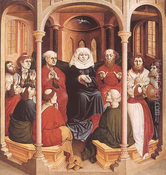 Pentecost 1437 Oil Painting - Hans Multscher
