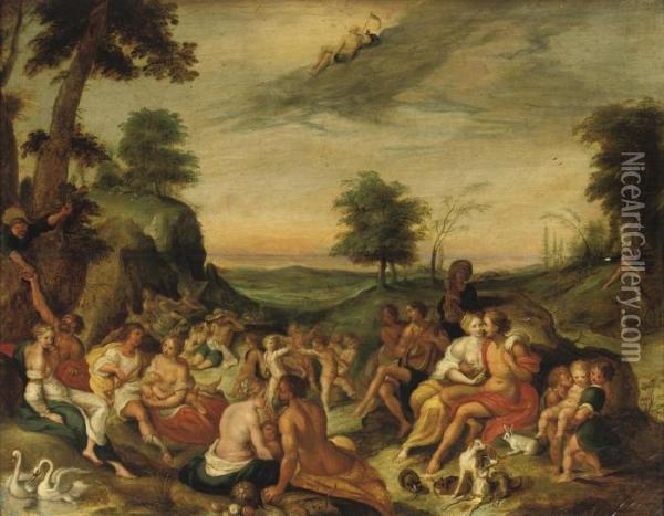 The Golden Age Oil Painting - Frans II Francken