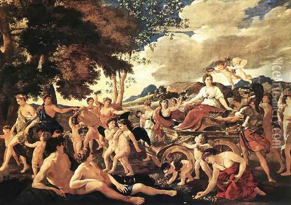 The Triumph of Flora 1631 Oil Painting - Nicolas Poussin