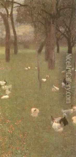 After the Rain 1899 Oil Painting - Gustav Klimt
