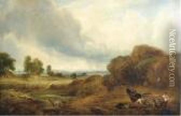 Hampstead Heath Oil Painting - John Constable