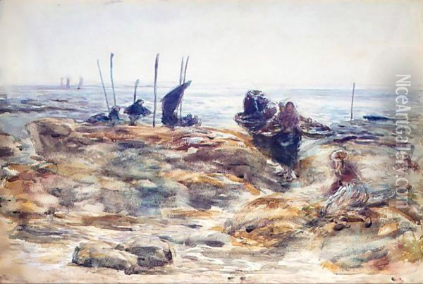 Bringing Home The Catch Oil Painting - William McTaggart