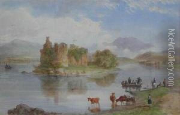 Loch Katrine Oil Painting - William Nutter