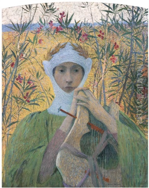 Clemence Isaure Oil Painting - Henri Jean Guillaume Martin