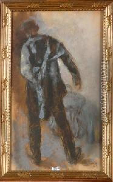 Homme De Dos Oil Painting - Arthur Navez