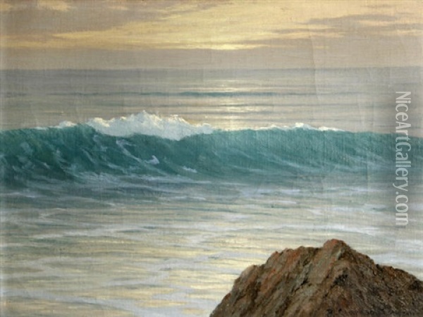Sun's Last Ray Oil Painting - Roi Clarkson Colman