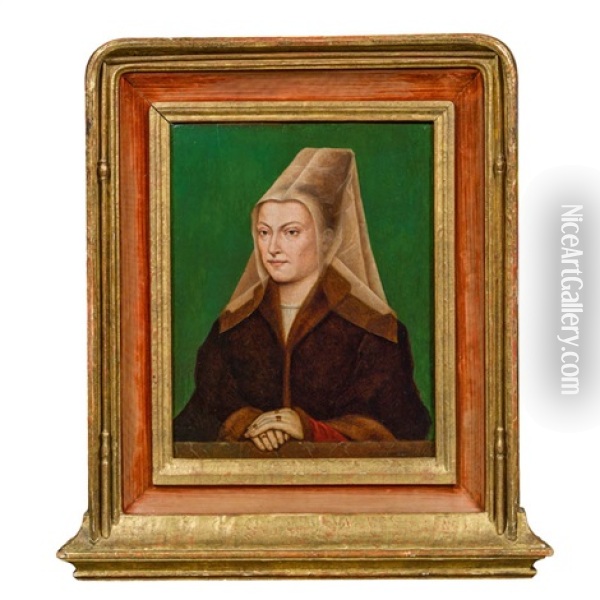 Portrat Einer Dame Oil Painting - Hans Memling