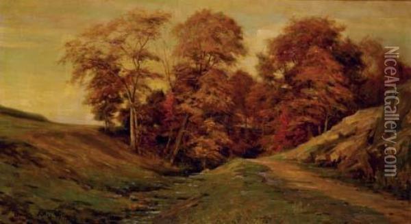 The Thirteenth Hole At Sleepy Hollow Oil Painting - Louis Aston Knight